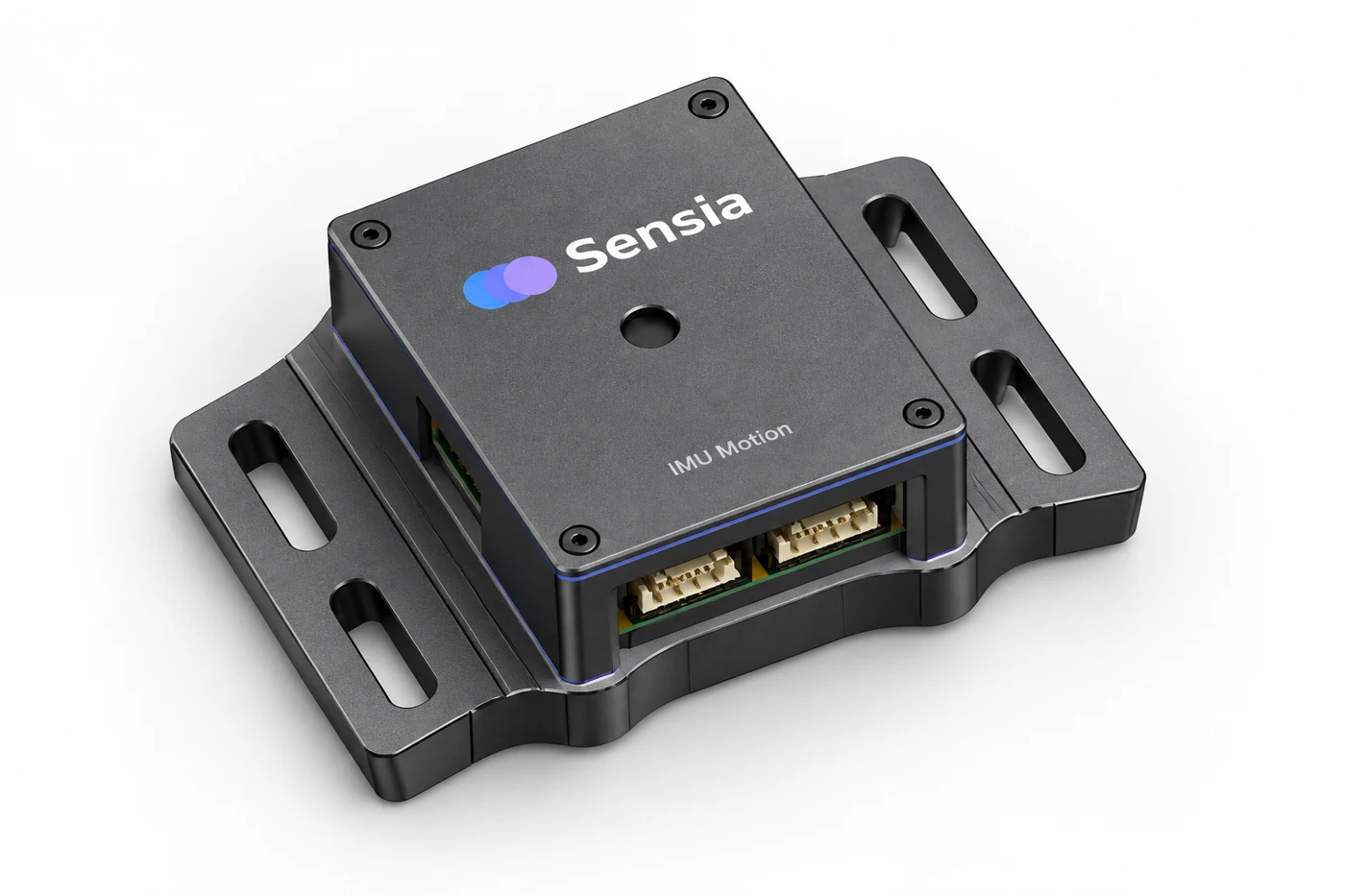 One inertial sensor node from the Sensia DataKit IMU-Motion full-body system